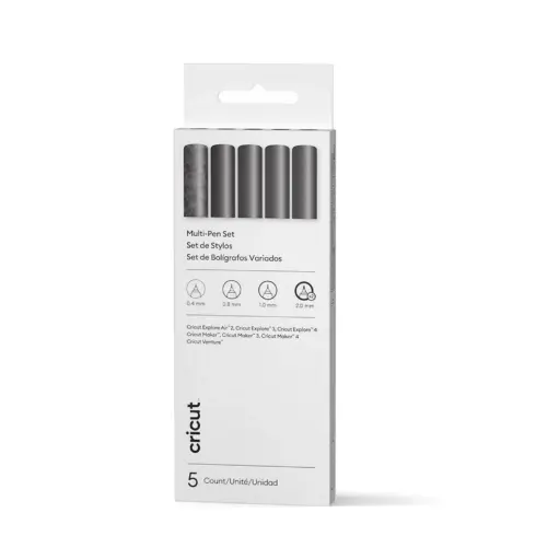 Cricut Multi Pen Set Black - Cricut mustat kynät 5 kpl