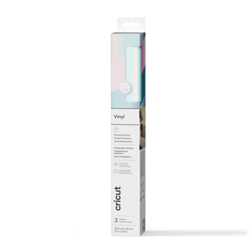 Cricut Vinyl Holographic 12" Sampler (Opal, Pink, Blue)