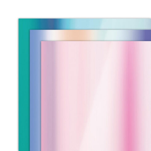 Cricut Vinyl Holographic 12" Sampler (Opal, Pink, Blue)