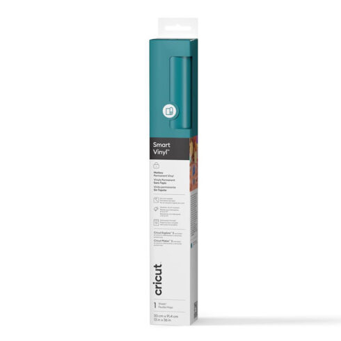 Cricut Smart Vinyl Permanent 13" 0,9 m turkoosi vinyyli