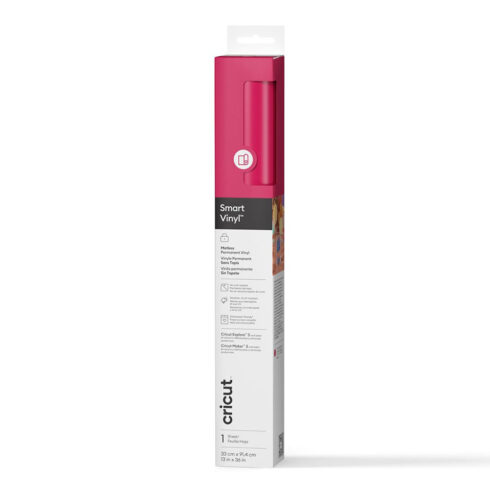 Cricut Smart Vinyl Permanent 13" 0,9 m pinkki vinyyli