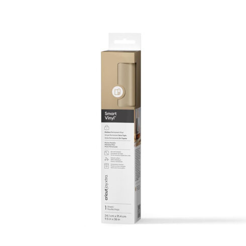 Cricut Joy Xtra Smart Vinyl Permanent 9,5" metalli samppanja vinyyli