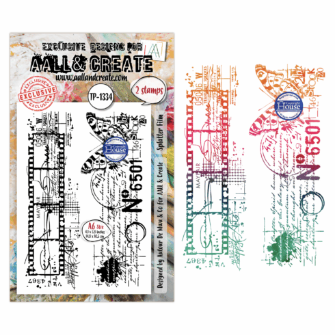 AALL & Create Stamp Through the Lens Splatter Film leimaisinsetti