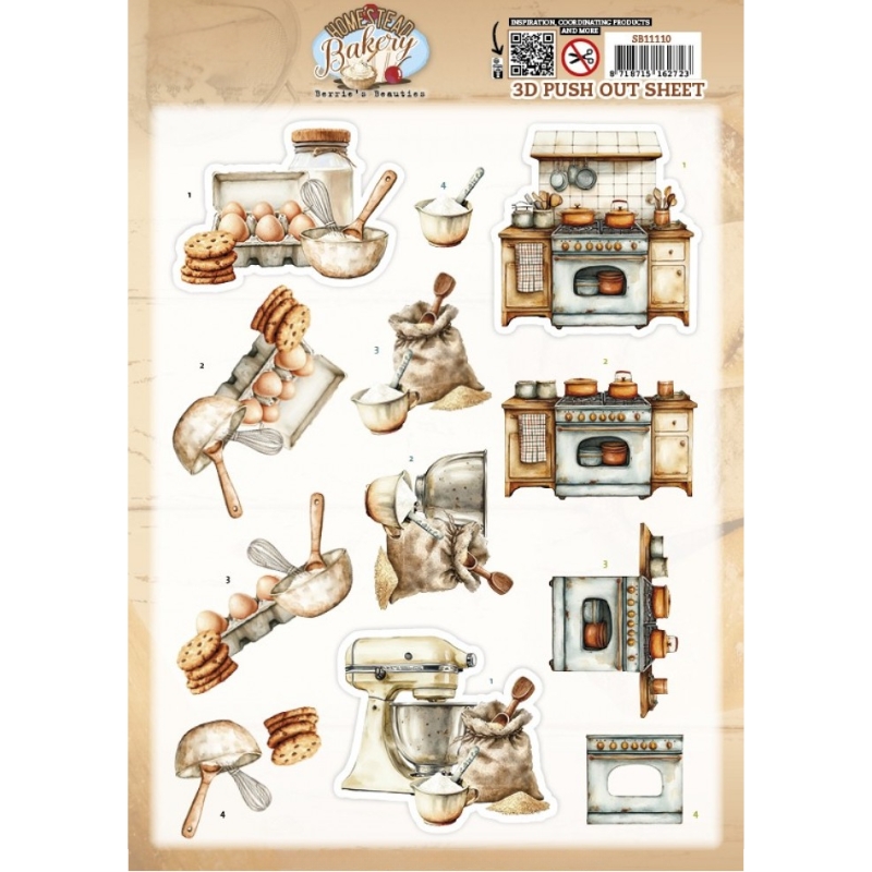 Berrie’s Beauties 3D-arkki Homestead Bakery Kitchen Prep