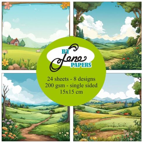 By Lene Papers In the Country paperilajitelma