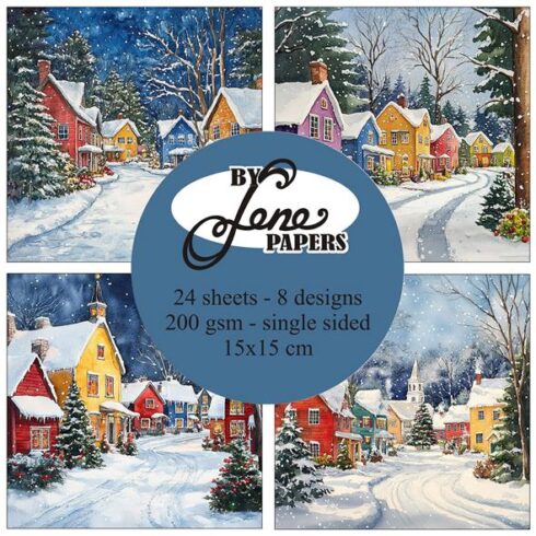 By Lene Papers Winter City paperilajitelma