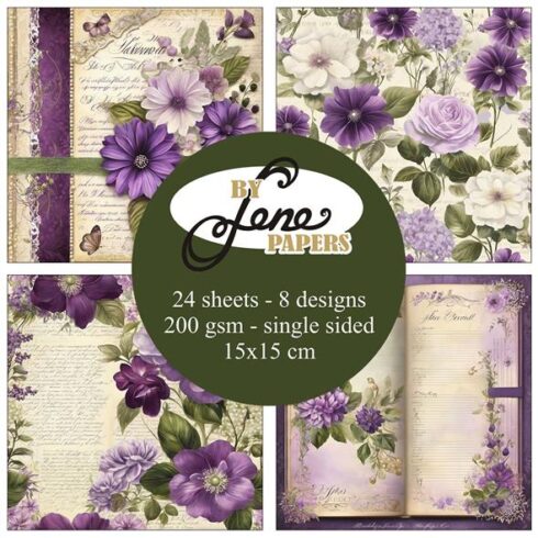 By Lene Papers – Absolute Romance paperilajitelma 15 x 15 cm