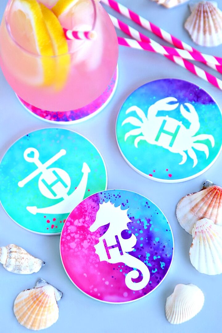 Coasters Made with Infusible Ink