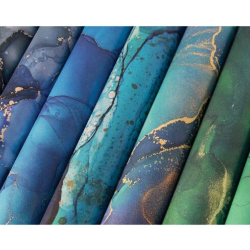 Craft Consortium Ink Drops Ocean 2 paperilehtio 1