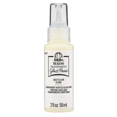 Folkart Murano Glass Paint Transparent Clear – Lasimaali 59ml