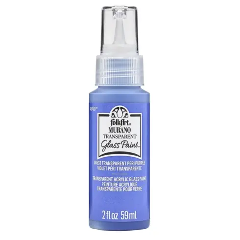 Folkart Murano Glass Paint Transparent Peri Purple – Lasimaali 59ml