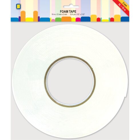JEJE XL 3D Foam Tape Double Sided 12mm/10m – 3D Kohoteippi (2mm)