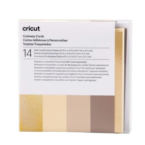 Korttipohjalajitelma S40 - Cricut Cutaway Cards Neutrals Sampler (14 kpl)