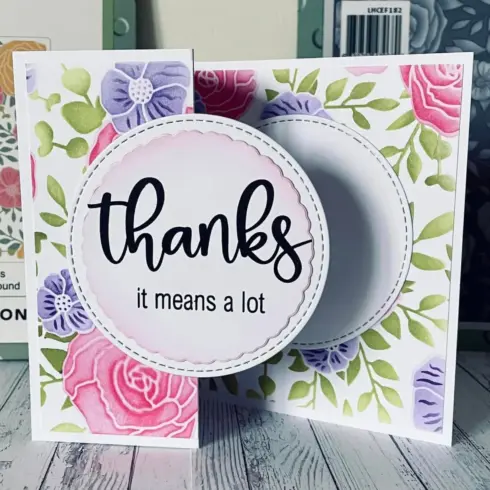 Lisa Horton Crafts 3D kohokuviointikansio – FLORIBUNDA 1