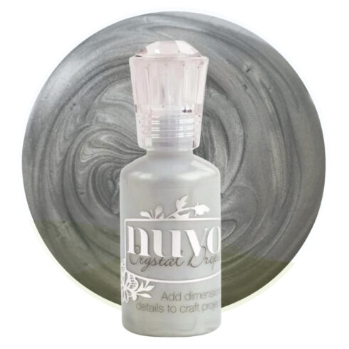 Nuvo Crystal Drops Metallic Silver Lining 1 ft oz Metallikohoväri 30ml