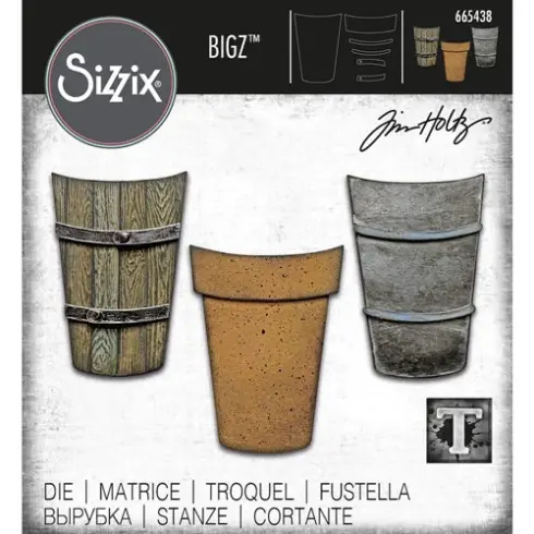 Sizzix Tim Holtz Bigz stanssi – POTTED #2