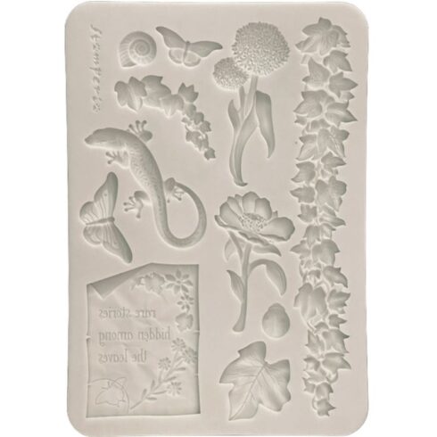 Stamperia All Around Flowers and Leaves Silicon Mould muotti A5