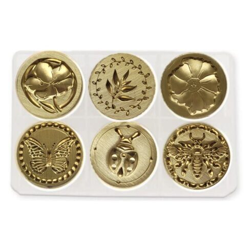 Stamperia – Wax Seal Stamp Set All Around Garden sinettisetti (6 kpl)