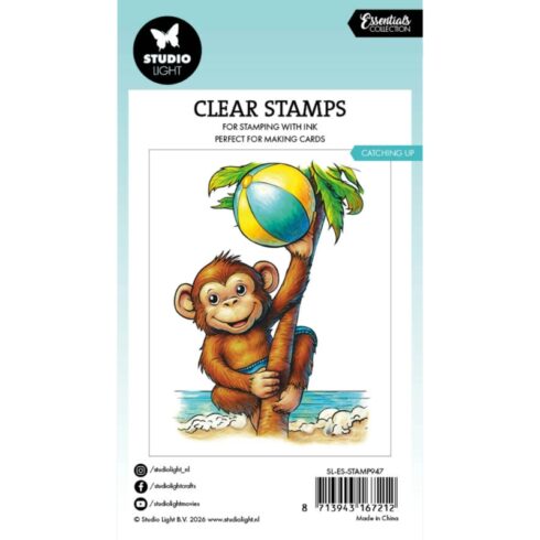 Studio Light Coloring Clear Stamp Catching Up leimasin 1