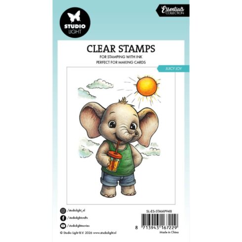 Studio Light Coloring Clear Stamp Juicy Joy leimasin 1