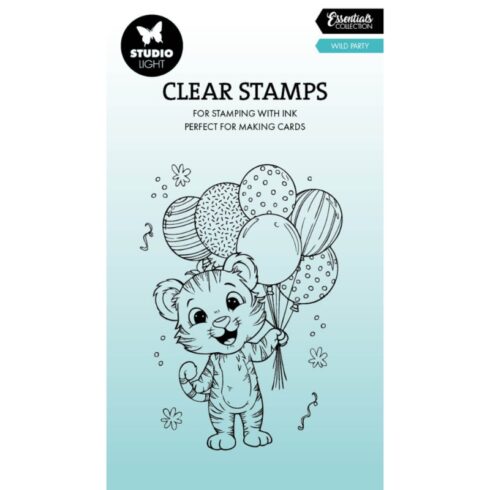 Studio Light Coloring Clear Stamp Wild Party leimasin