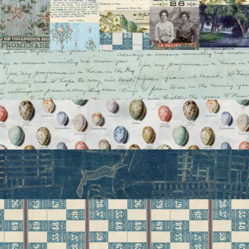 Tim Holtz Idea ology Palette Collection Blue paperilajitelma11
