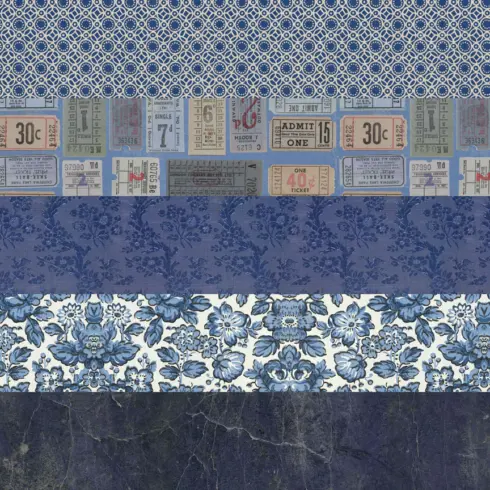 Tim Holtz Idea ology Palette Collection Indigo paperilajitelma12