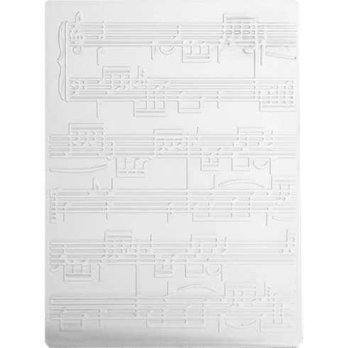 Vaessen Creative 2D kohokuviointikansio SHEET MUSIC