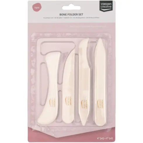 Vaessen Creative Bone Folder Set Taittelutyokalut 4 kpl