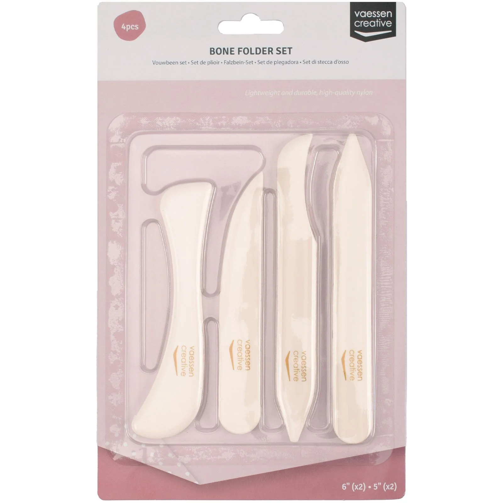 Vaessen Creative Bone Folders Set – Taittelutyökalut (taittoluu) (4 kpl) - Image 6