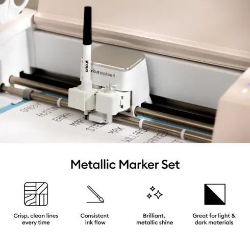Cricut Metallic Markers - Cricut kynäsetti metallivärit 5 kpl