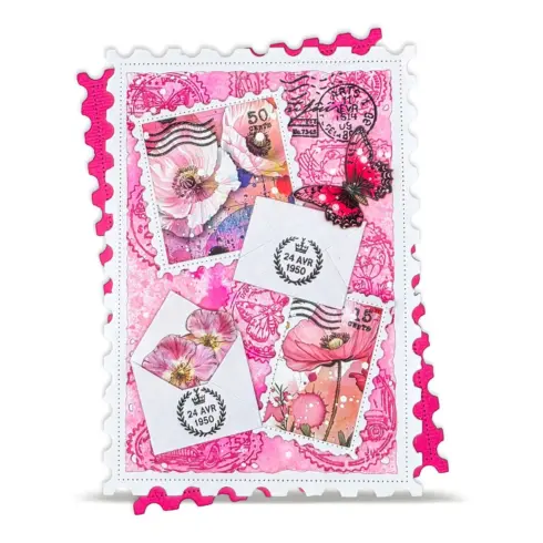 AALL Create Stamp Post Ink Postal Bits leimaisinsetti 3