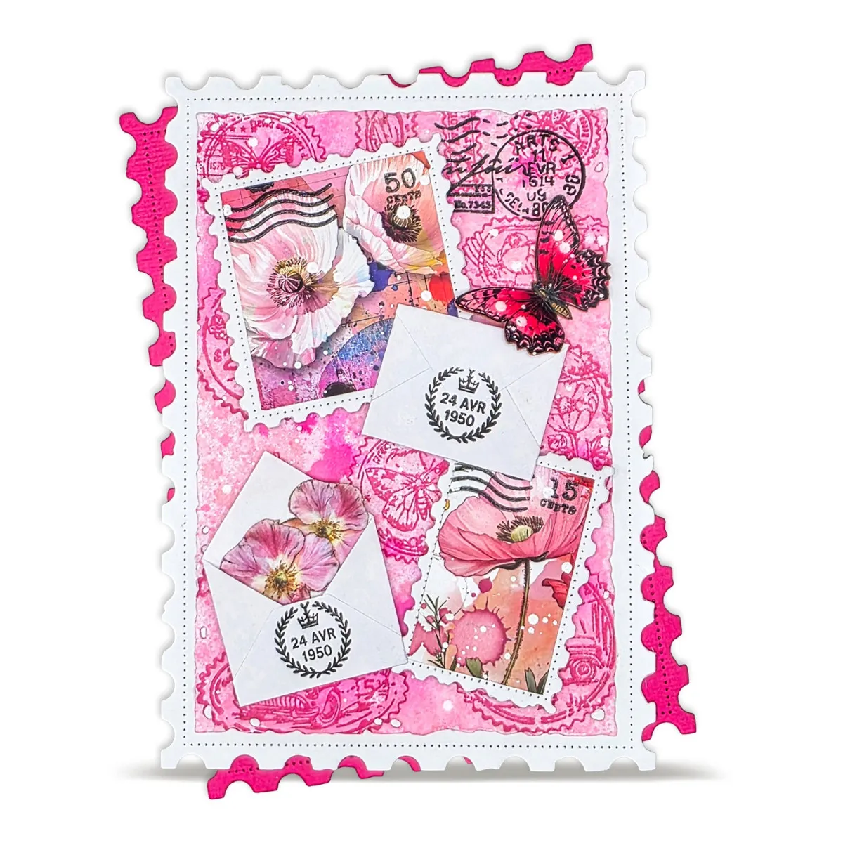 AALL & Create Stamp – Post & Ink Postal Bits leimaisinsetti A7 - Image 8