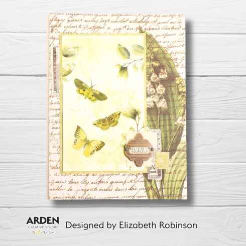Arden Creative Studio Vintage Makers Ledger Essentials Paper Pad paperilajitelma