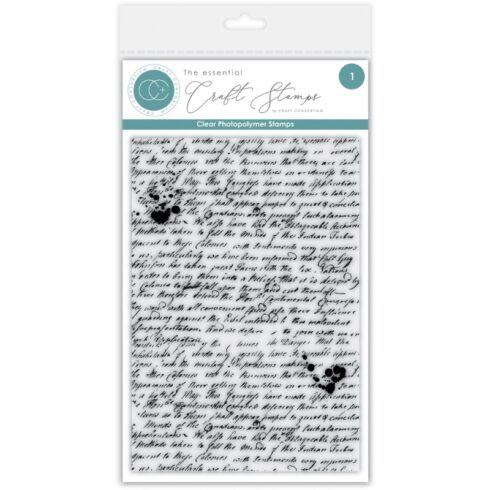 Craft Consortium Clear Stamps Pen Pal leimasin