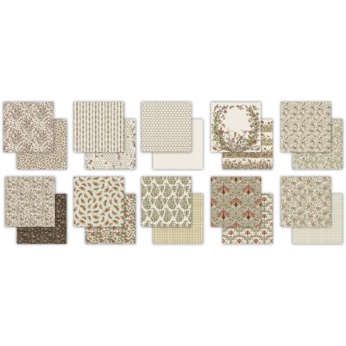 Craft Consortium Vintage Summer paperilehtio 15cm 1