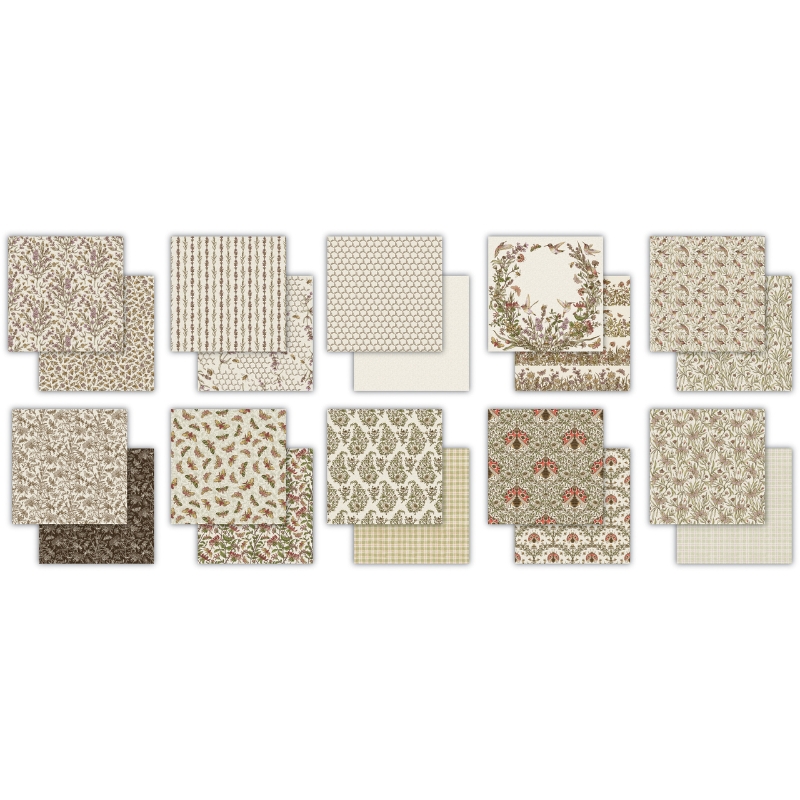 Craft Consortium – Vintage Summer paperilehtiö 15 x 15 cm - Image 4