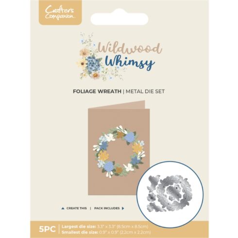 Crafter's Companion stanssi Wildwood Whimsy FOLIAGE WREATH