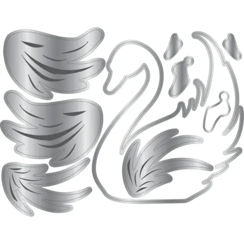 Crafters Companion stanssi – Wildwood Whimsy ELEGANT SWAN