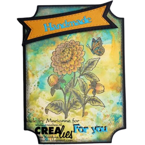 Crealies Cardzz stanssi HANDMADE 1