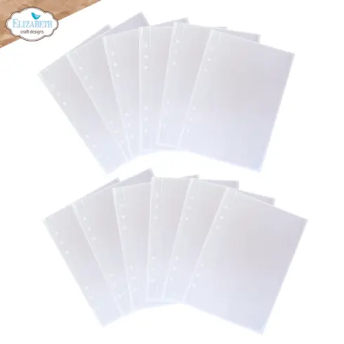 Elizabeth Craft Designs – Memory Binder Pocket Pages 2 Kansiotaskut läpinäkyvät (12kpl)