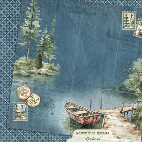 Graphic 45 Adventure Awaits Collection Pack paperilajitelma5