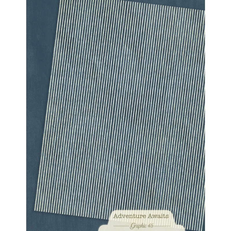 Graphic 45 – Adventure Awaits Patterns & Solids Pack paperilajitelma - Bild 8