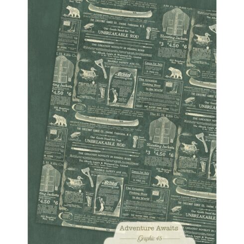 Graphic 45 Adventure Awaits Patterns Solids Pack paperilajitelma 9