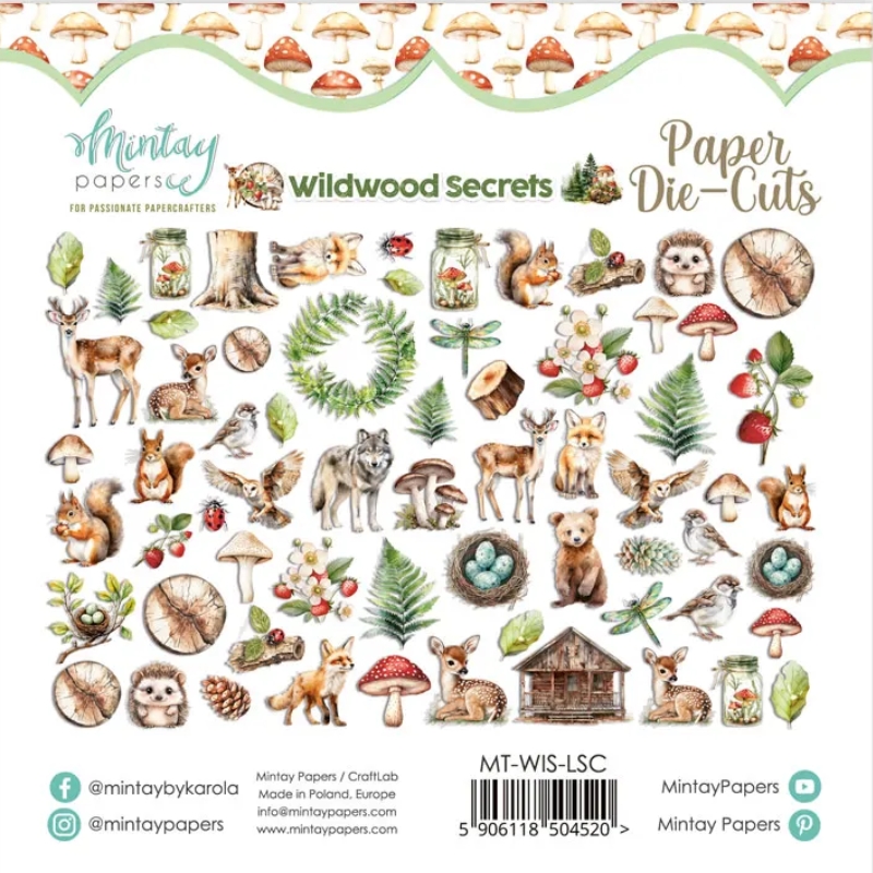 Mintay Papers – Wildwood Secrets leikekuvat (60 kpl) - Image 2