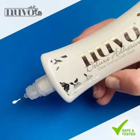 Nuvo Deluxe Adhesive Clear Drying Craft Glue 2 ft oz liima 60 ml