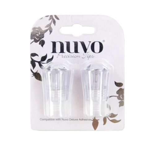 Nuvo Deluxe Adhesive Precision Tips Nozzles kapea karki varasuuttimet 2 kpl 1