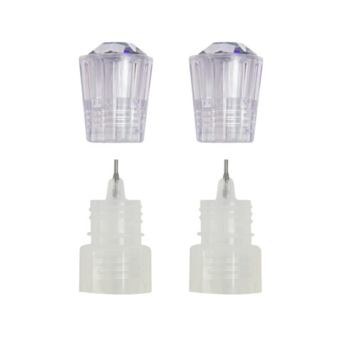 Nuvo Deluxe Adhesive Precision Tips Nozzles kapea kärki varasuuttimet (2 kpl)