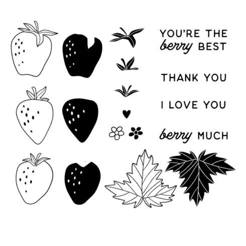 Simon Hurley Ranger Clear Stamps – Berry Best leimasinsetti1