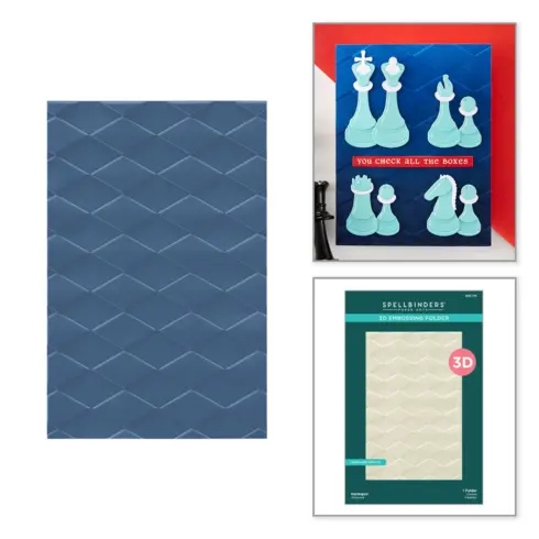 Spellbinders 3D kohokuviointikansio – CHECKMATE HARLEQUIN